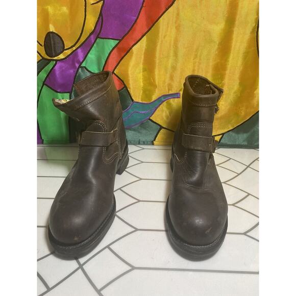 Chippewa Women's Steel Toe Insulated Logger Work Boot Size 6 B Brown - Picture 10 of 11